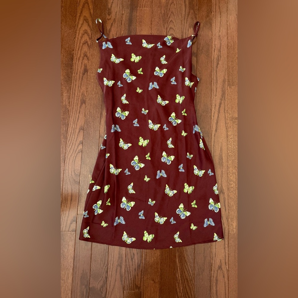 NWT - Urban Outfitters Mallory Cowl Neck Slip Dress